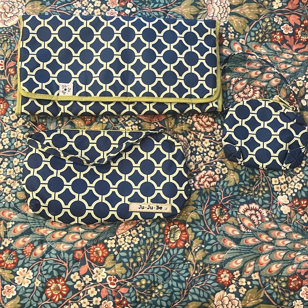 Ju-Ju-Be Royal Envy Blue Diaper Bag set - Picture 11 of 14